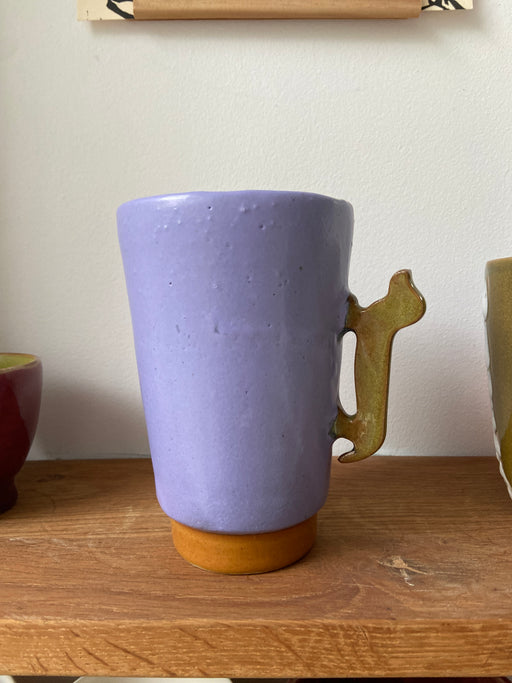 tasse teckel color bloc